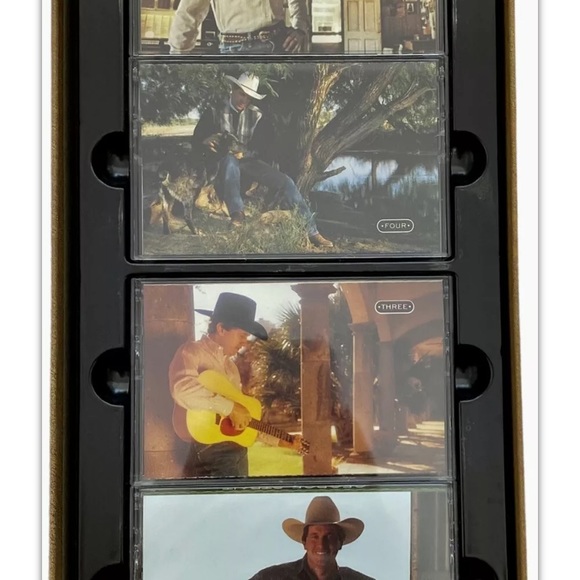 George Strait - Straight Out Of The Box Four Cassette Collection Box Set Book. - Picture 3 of 8